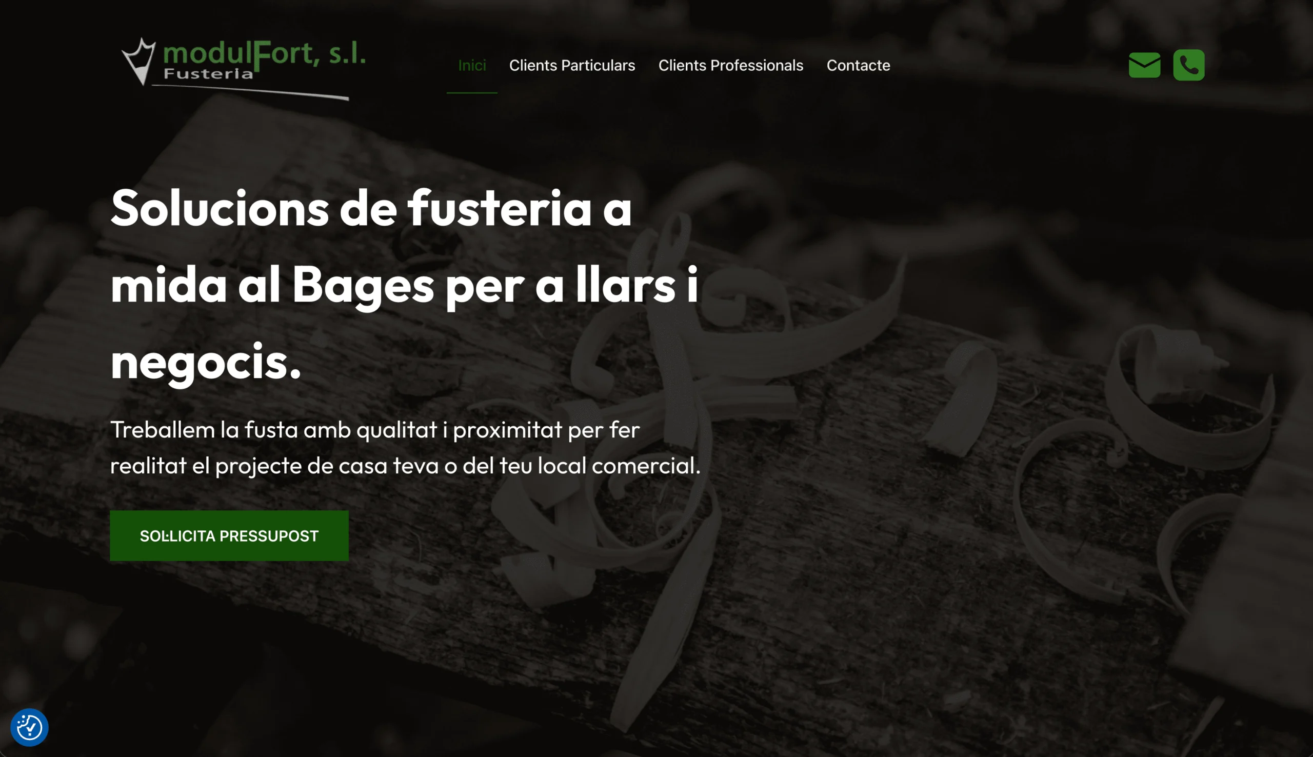 Pàgina Web Kuss by Estudi Impact